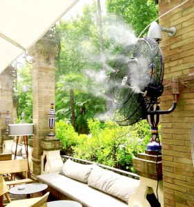 toldos microclima nebulizador