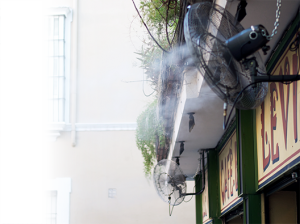 Toldos Microclima Nebulizadores Ventilador